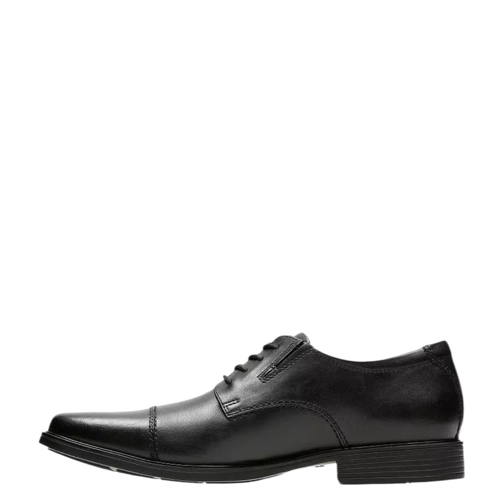 Clarks/Men's Tilden Cap Oxford Dress Shoe/Black Leather/Size: 10 1/2 W - Picture 9 of 14